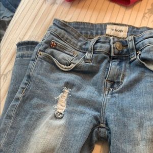 girls blue jeans